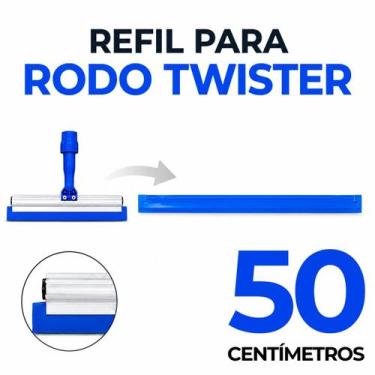 Imagem de Refil rodo versatil twister 50 cm