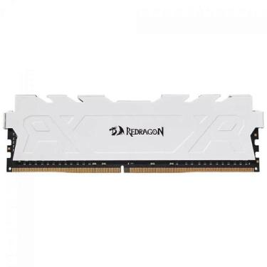 Imagem de Memória Redragon Rage DDR4, 16GB, 3200MHz, Branco, Único