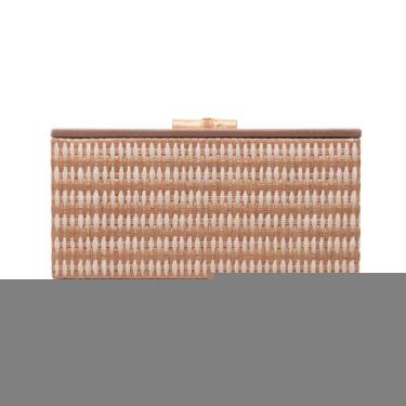 Imagem de Caixa Decorativa 16cm x 16cm x 8,5cm Marrom MDF