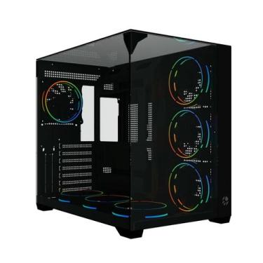 Imagem de Gabinete Gamer Aquário Bluecase GB-058GRBBX Grand Tokyo - Vidro Temper