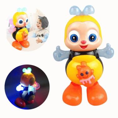 Imagem de Abelha Dançante Brinquedo Infantil com Luz Som e Música Interativa - F