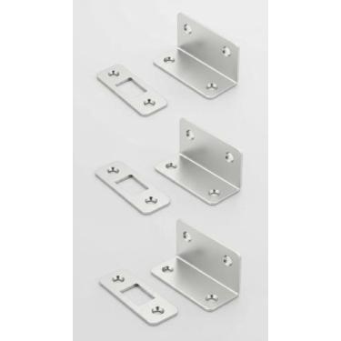Imagem de Fecho Magnético em L para Portas e Gavetas - Congratulations Store