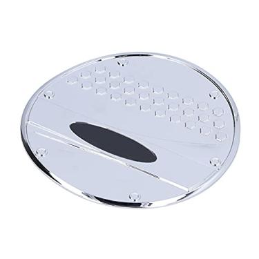 Imagem de Aramox Tampa para tanque de combustível com acabamento para tampa de gasolina, tampa de combustível, tampa de acabamento cromada, substituição para CX3 CX-3 2016-2018