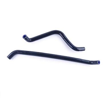 Imagem de LUXERAD 3 camadas 4,5 mm Performance ATV Off Road Mangueira de silicone para SUZUKI LT250R LT 250 1985-1992 (preto)