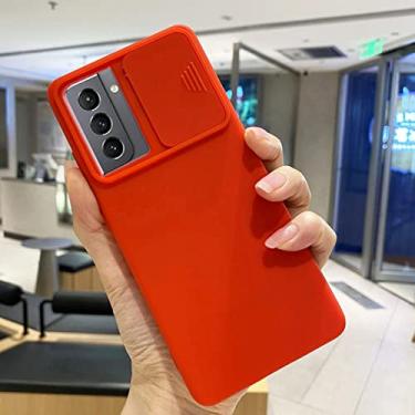 Imagem de Capa de telefone de lente de câmera deslizante fashion para Samsung Galaxy A51 A32 A52 A31 S21 Plus S20 FE A72 A50 A42 A22 A12 A52S 5G A 32 A03S 164 Capa, Red02, Para A22 4G (M22 M32)