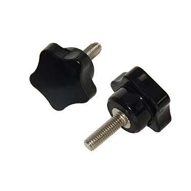 Imagem de Flyshop Star Hand Knobs Grips Parafuso de aperto macho rosqueado, 32 mm de diâmetro, M6 x 15 mm, 20 peças