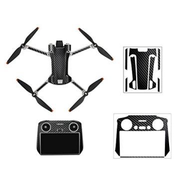 Imagem de Roexboz Conjunto de adesivos Mini 3 por drone Skin Impermeável Compatível com DJI Drone e controle remoto Acessórios de proteção de amostra 3D
