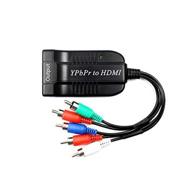 Imagem de Adaptador conversor YPbPr para HDMI, componente para HDMI, 5RCA RGB YPbPr para conversor HDMI suporta adaptador conversor de áudio de vídeo 1080P para DVD PSP Xbox 360 PS2 Nintendo para monitor HDTV ou projetor