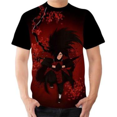 Imagem de Camiseta Camisa Personalizada Uchiha Madara Anime Naruto 8