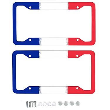 Imagem de Moldura de placa de licença liga de alumínio padrão americano carro comércio exterior americano moldura águia