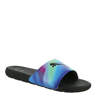 Imagem de PUMA Cool Cat Dark Prismatic JR Girls' Youth Sandal 7 M US Big Kid Black-Purple-Blue