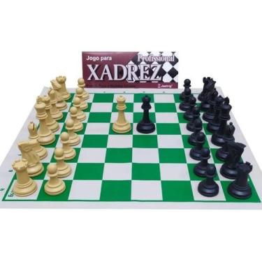 Jogo de Xadrez e Damas 2 em 1 Profissional Hoyle Games Tabuleiro