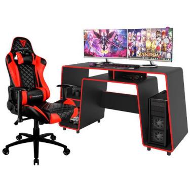 Kit Cadeira Gamer Completo Somente Aqui Com Garantia e Nf-e em Promoção é  no Buscapé