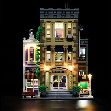 Imagem de GEAMENT LED Light Kit Compatible with Lego Police Station - Lighting Set for Creator 10278 Building Model (Lego Set Not Included)