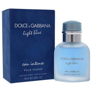 Imagem de Perfume Masculino Light Blue Eau Intense Pour Homme 50 Ml + 1 Amostra