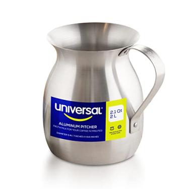 Imagem de Universal Máquina de chocolate quente 2,1 litros/2 L, chocolate, jarra de espuma, espumador para café, pote de alumínio para servir olleta