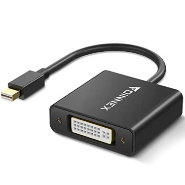 Imagem de Mini DisplayPort para DVI adaptador/conversor, 4K Thunderbolt para DVI para Surface Pro 6 5 4 3, Mac, MacBook Pro, Air,Surface Book, Surface Dock, Docking Station, AMD Eyefinity Gaming Video até 6 monitores