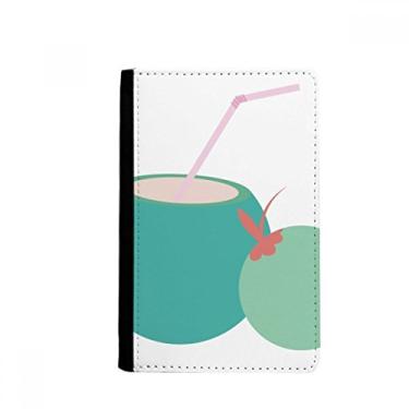 Imagem de Tailândia Coco Arte Ilustração Porta Passaporte Notecase Burse Carteira Capa Cartão Bolsa, Multicolor