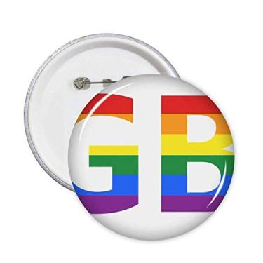 Imagem de Broche de suporte de bissexuais transgêneros LGBT com botões, emblema, acessório, decoração, 5 peças