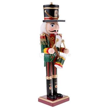 Imagem de Clássicas De Quebra-Nozes 30 Cm Nutcracker Baterista Estatueta Decoração