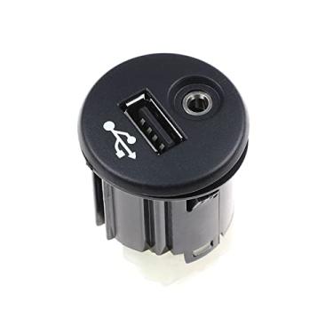 Imagem de TOTMOX Adaptador de porta auxiliar USB compatível com Nissan Note E12E Juke F15E Qashqai J10E Qashqai +2 JJ10E X-Trail T31 Micra K13K NV200 M20M Juke 2011-2013 NV 1500 2500 3500 2013