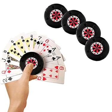Imagem de Suporte Segurador Para Baralho e Cartas Magicard com 4 unidades
