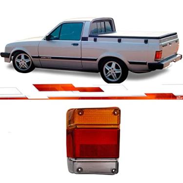 Imagem de Lente Lanterna Traseira Chevy Marajó 1983 Até 1994 Le Fume Acrílico