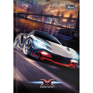Imagem de Caderno Brochura Capa Dura 1/4 X-Racing 80 Folhas (Pacote com 5 unidades) - Sortido