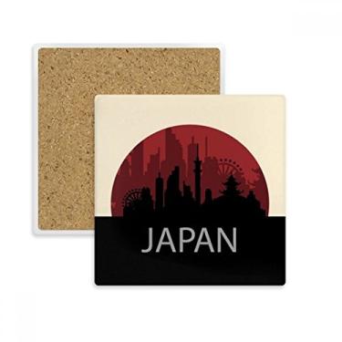 Imagem de Moldura de monumento da arquitetura do Japão, porta-copos, porta-copos, suporte de subplaca, pedra isolante