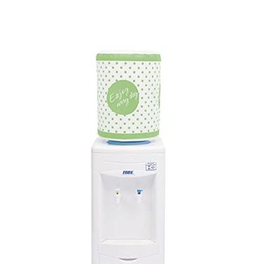 Imagem de Capa De Galão Bombona Água 20L Vizapi Poa Verde Branco