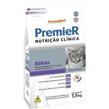 Imagem de Ração Premier Nutrição Clínica Renal para Gatos - 1,5 Kg