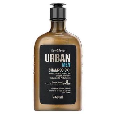 Imagem de Shampoo 3X1 Urban Men Ipa Beer Farmaervas 240ml