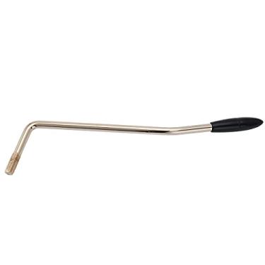 Imagem de Musiclily Pro 5,8mm Aço Alavanca Tremolo com Rosca para Guitarra Squier Strato, Dourada Ponta Preta