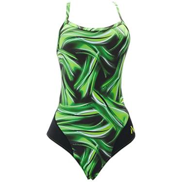 Imagem de Maiô para Natação Michael, Tamanho 24 (Us), Diablo/Verde, Phelps