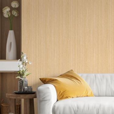 Imagem de Papel De Parede Adesivo Madeira Pinho Sala Abrigo