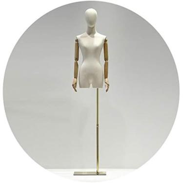 Imagem de Corpo De Torso Feminino, Suporte De Exibição De Loja De Roupas, Design De Costura, Modelo Manequim Ajustável, 3 Estilos,C,Hilarious123
