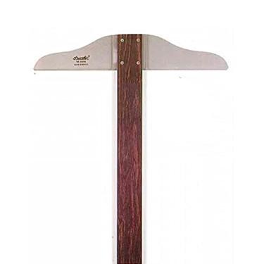 Imagem de Régua T de 100 cm Fenólica, Cabeçote Fixo, com Bordas de Acrílico 5510 – Trident, 5510, Marrom, 100 cm