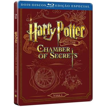 Imagem de Blu-Ray: Harry Potter e A Câmara Secreta - Steelbook - 2 Discos