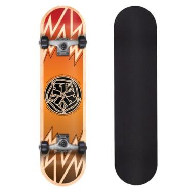 Imagem de Skate Traxart Intermediário 'T' Turbo Laranja DX-041