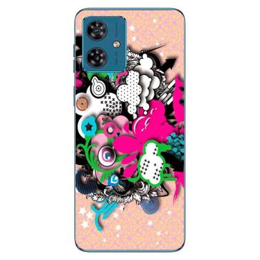 Imagem de Capa Adesivo Skin104 Verso Para Motorola Moto G54