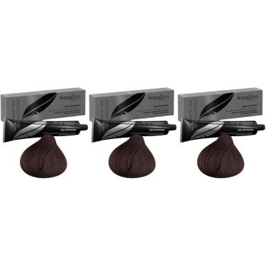 Imagem de Coloraçao Acquaflora Sem Amonia 4.0 Castanho Nat-Kit C/3Un