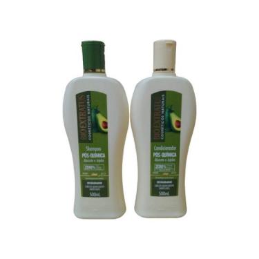Imagem de Kit 1 Shampoo 1 Condicionador Tratamento Restaurador Pós Quimica  500