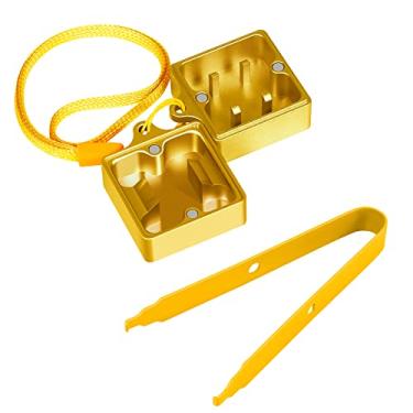 Imagem de Abridor de interruptor e extrator de interruptores 2 em 1 para interruptores Cherry MX Outemu Kailh Box Gateron Panda Akko, compatível com teclado mecânico de troca a quente 99% (cinza + laranja)