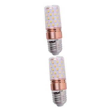 Imagem de Housoutil 8 Peças lâmpada LED lâmpada elétrica lâmpadas de base e27 lâmpada branca lâmpada não regulável bulbos de milho LED lâmpadas de 16w escurecimento Vela e14
