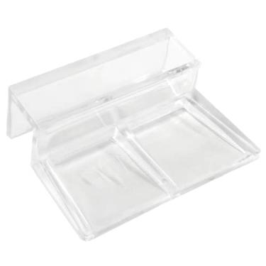 Imagem de Cionyce Pacote com 12 clipes de tampa de aquário DIY Suporte de tampa de aquário de acrílico transparente Suporte de vidro de aquário de 10 mm (10 mm)
