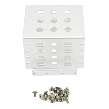 Imagem de Suporte de montagem de HDD, design oco de liga de alum¨ªnio de 2,5 pol., gaiola de disco r¨ªgido de 2,5 pol. de alta dureza, f¨¢cil de instalar, adaptador de HDD, leitor de HHD, suporte de rack m¨®ve