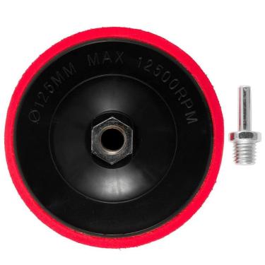 Imagem de Suporte lixa 125mm rosca m14 p/ furadeira e esmerilhadeira