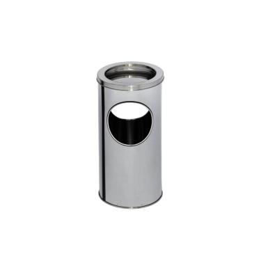 Imagem de Lixeira Cinzeiro 25L em Aço Inox
