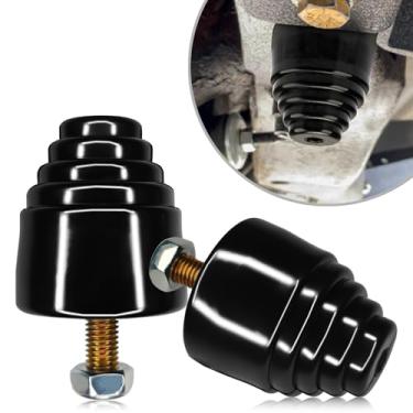 Imagem de Msyuusr Para-choques de força extra, batente de borracha, parada de suspensão universal, acessórios automotivos para a maioria dos carros, caminhões e veículos off-road (pacote com 2)