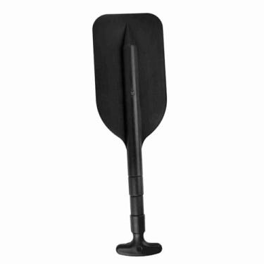 Imagem de Remo Telescópico, Eixo de Liga de Alumínio Com Alça Em T, Ajustável de 21,2 a 41,7 para Passeios de Barco, Cor Preta (Preto)